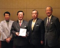 『Hitachi 3Tours Championship 2008』チャリティ収益金の寄贈式を実施！