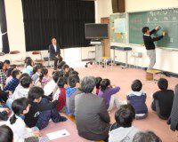 待ちに待った給食の後は横田先生の授業です…『ゴルフ伝道師』②