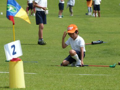 スナッグゴルフ対抗戦広島地区予選会は三ツ城小学校と東西条小学校が全国大会へ(6月29日)