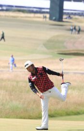 片山晋呉が有言実行のアンダーパーをマーク（全英オープン３日目）