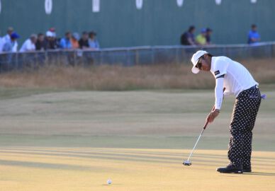 片山晋呉が10年ぶりに予選を突破（全英オープン２日目）