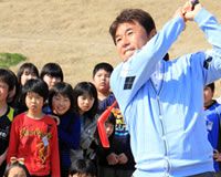 尾崎直道が、カシオワールドオープンのチャリティ寄贈式に参加（3月8日）