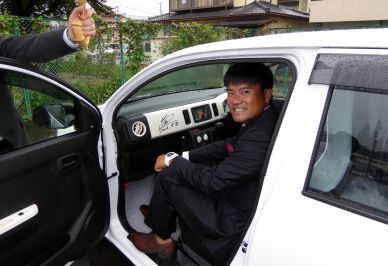 ジャパンゴルフツアー選手会が東北3県に今年2度目の福祉車両の寄贈式（9月8日）