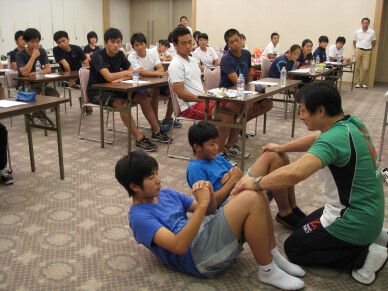 日本高等学校ゴルフ連盟主催の「全国中学生High Qualityゴルフ教育合宿」第1日が開催(9月18日)