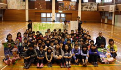 昨年は３位！　山下和宏が地元千歳市の小学校を訪問