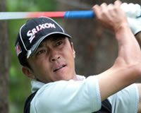 首位タイの広田悟は「今日はセオリーどおりのゴルフです」