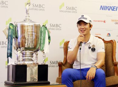 インドネシアで6位タイ！　永漢（ヨンハン）はバンカーがお得意