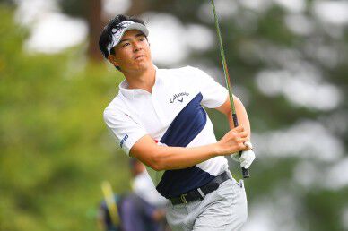 Ryo Ishikawa got wet on the final 9th to make double bogey to hole out with 3 under par