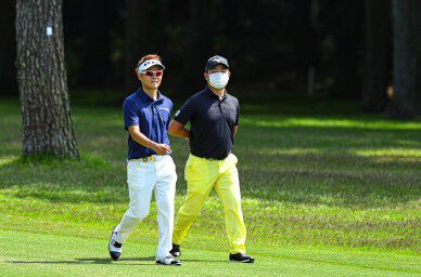 Yousuke Asaji in good position, just 2 shots behind the leader, for defending his champion title