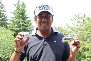 Juvic Pagunsan makes his first Hole-in-one and gets 1-million-yen bonus