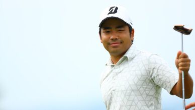 24 years old Kazuki Higa jumps up to the top with course record play