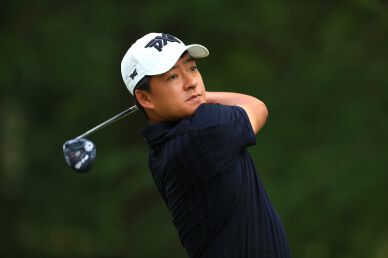 Past tournament winner Seung-Hyuk Kim jumps up to 3T to show he is back on track
