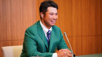 松山英樹が帰国会見。男子ゴルフにエール