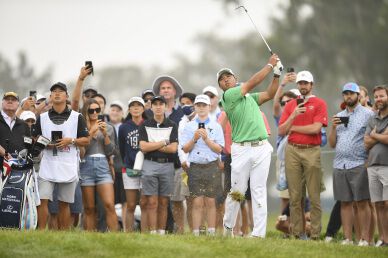 松山は「76」通算3オーバーに後退（全米オープン2日目）