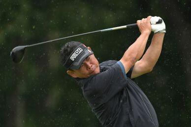 平塚哲二プロ使用Bridgestone ゴルフバッグ サイン入り 平塚哲二プロ使用Bridgestone ゴルフバッグ サイン入り