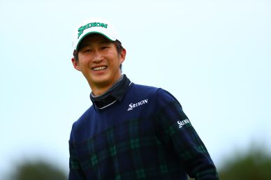 Rikuya Hoshino accidentally torn his pants but safely kept his lead after Round 2 