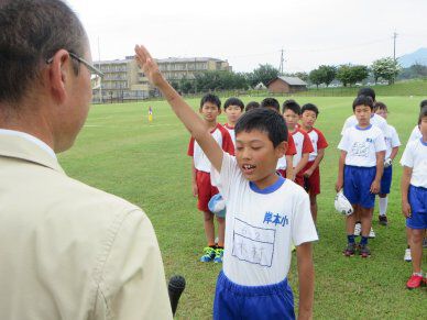 第5回伯耆町スナッグゴルフ大会兼鳥取県予選会は伯耆町立岸本小学校が5連覇(6月10日)