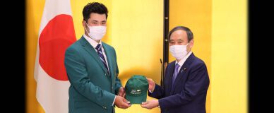 松山英樹に内閣総理大臣顕彰