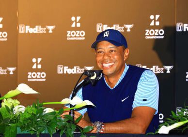 Tiger Woods press conference on Oct 21st "Can't wait to play" 