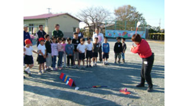 磐田市立長野小学校（静岡県）にてスナッグゴルフ講習を実施（11月30日）