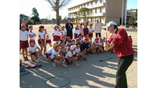 内原町立妻里小学校（茨城東茨城郡）にてスナッグゴルフ講習を実施。（12月10日）