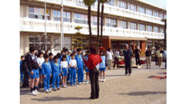 東海村立白方小学校にてスナッグゴルフ講習を実施（3月27日）