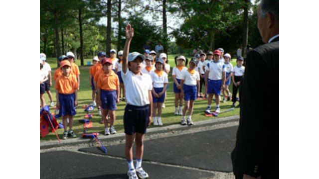 第2回スナッグゴルフ対抗戦静岡地区予選会を開催し、森町立三倉小学校が全国大会 への切符を手にした（5月21日)