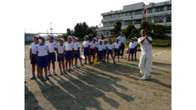 常陸太田市立郡戸小学校にてスナッグゴルフ実技講習を実施（10月15日）