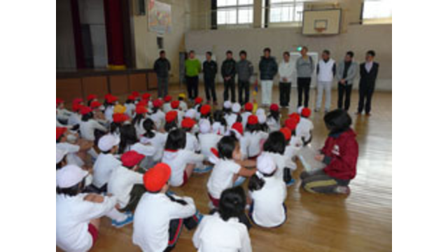 大和高田市立浮孔小学校でスナッグゴルフ実技講習を実施(1月25日)