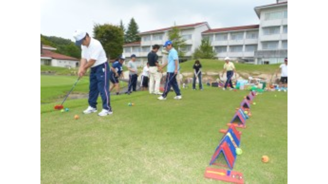 常陸大宮市スポーツ推進委員実技研修会でスナッグゴルフを実施(8月11日)