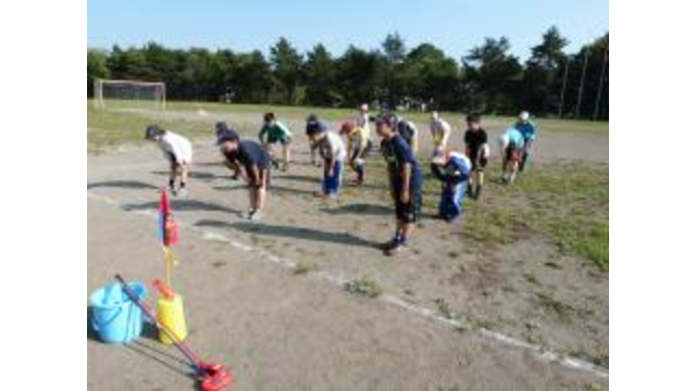 北広島市立双葉小学校でスナッグゴルフ実技講習会を実施(9月14日)