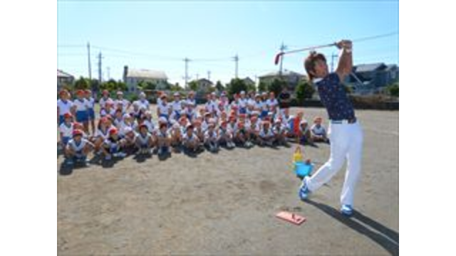 千葉市立大椎(おおじ)小学校でスナッグゴルフ実技講習会を実施(10月1日)