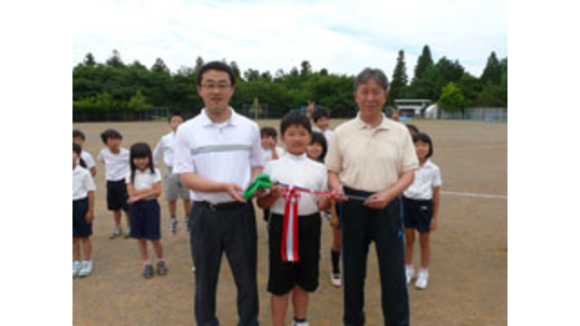 香美市立楠目小学校でスナッグゴルフ実技講習会を実施（6月12日）