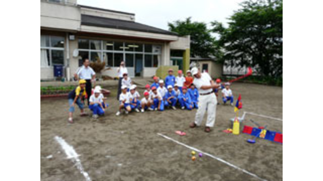 常陸大宮市立大賀小学校でスナッグゴルフ実技講習会を開催（6月30日）