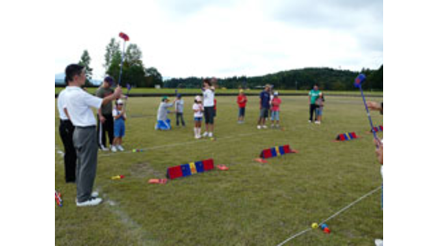 笠間市教育委員会主催のスナッグゴルフ体験会を実施（10月3日）