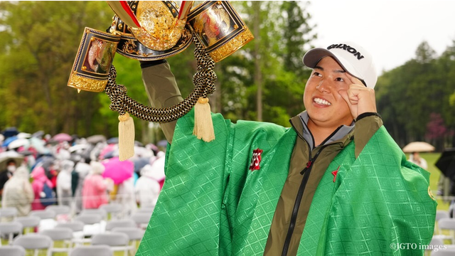 祝・初優勝。 桂川有人「めざせゴルフの一番人気」