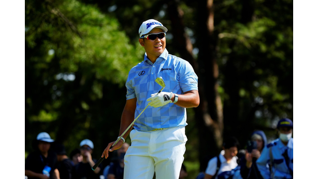 All smiles for Matsuyama as he takes early control