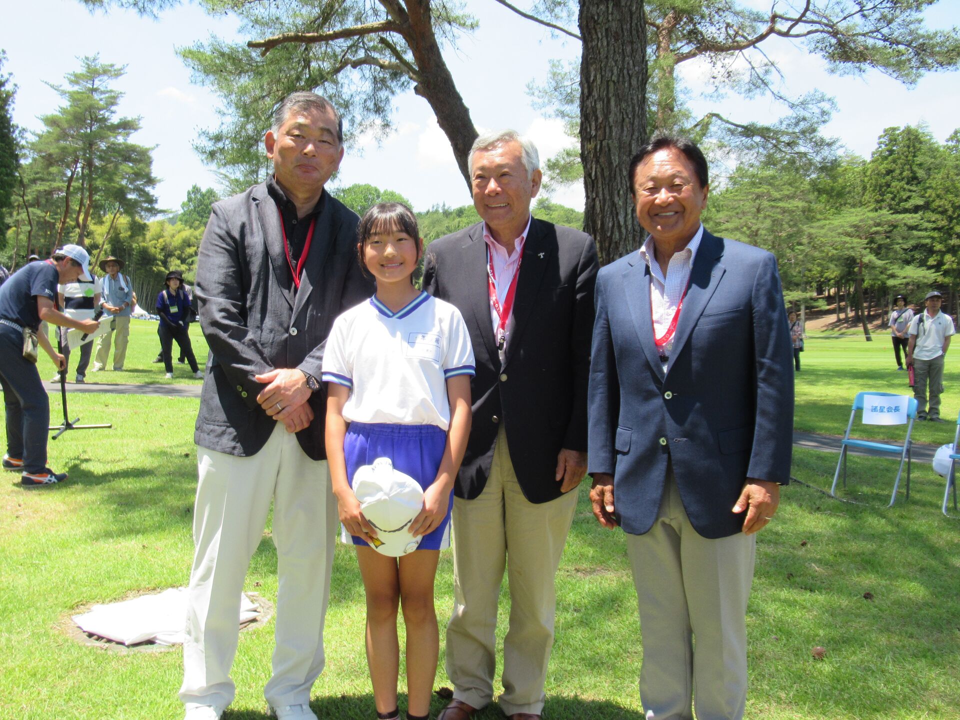 ＜BMW日本ゴルフツアー選手権森ビルカップ＞あのレジェンド二人が子どもたちにエール（6月8日）