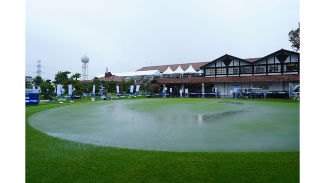 Inclement weather forces opening round play to be suspended at ACN Championship Golf Tournament