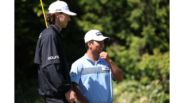 親友キャディと二人三脚で狙うACNツアー初V！森山友貴が3位タイ発進！