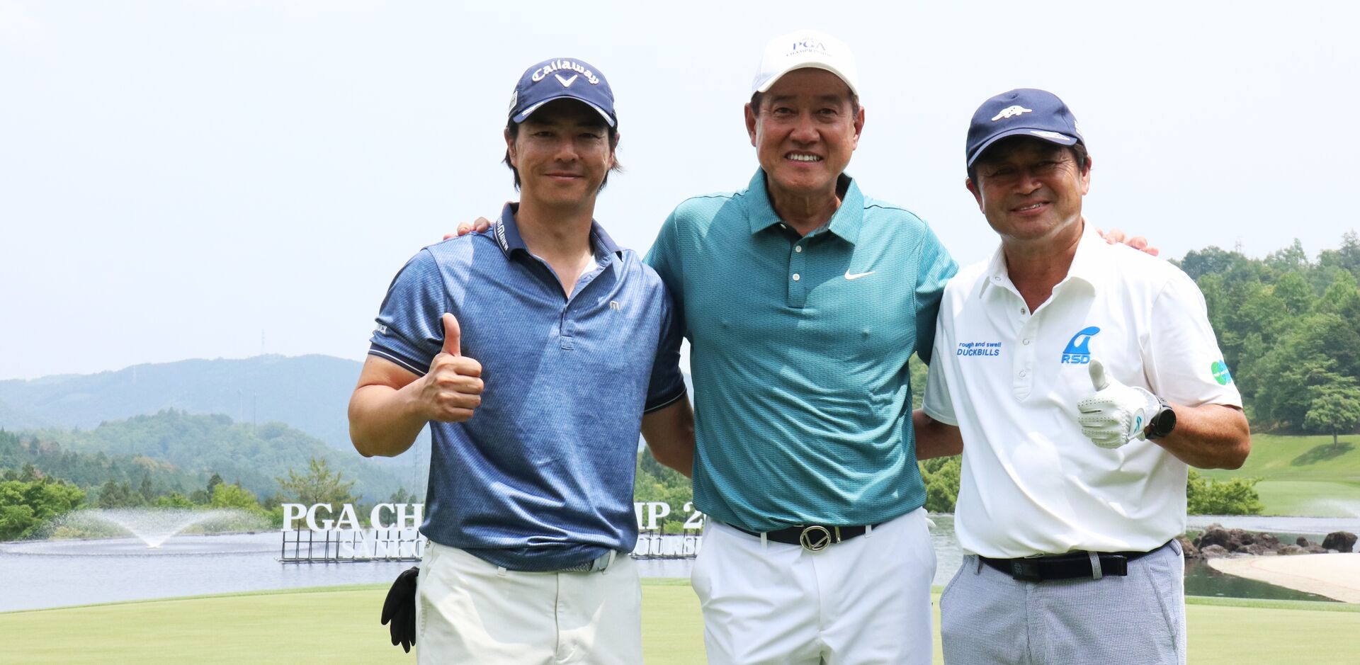 PGA主催の試合はプロアマ戦も独特。原監督と回った石川も「モチベーション」に