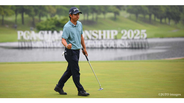 生源寺龍憲「好き勝手されたら悔しい」8打差6位から首位タイに