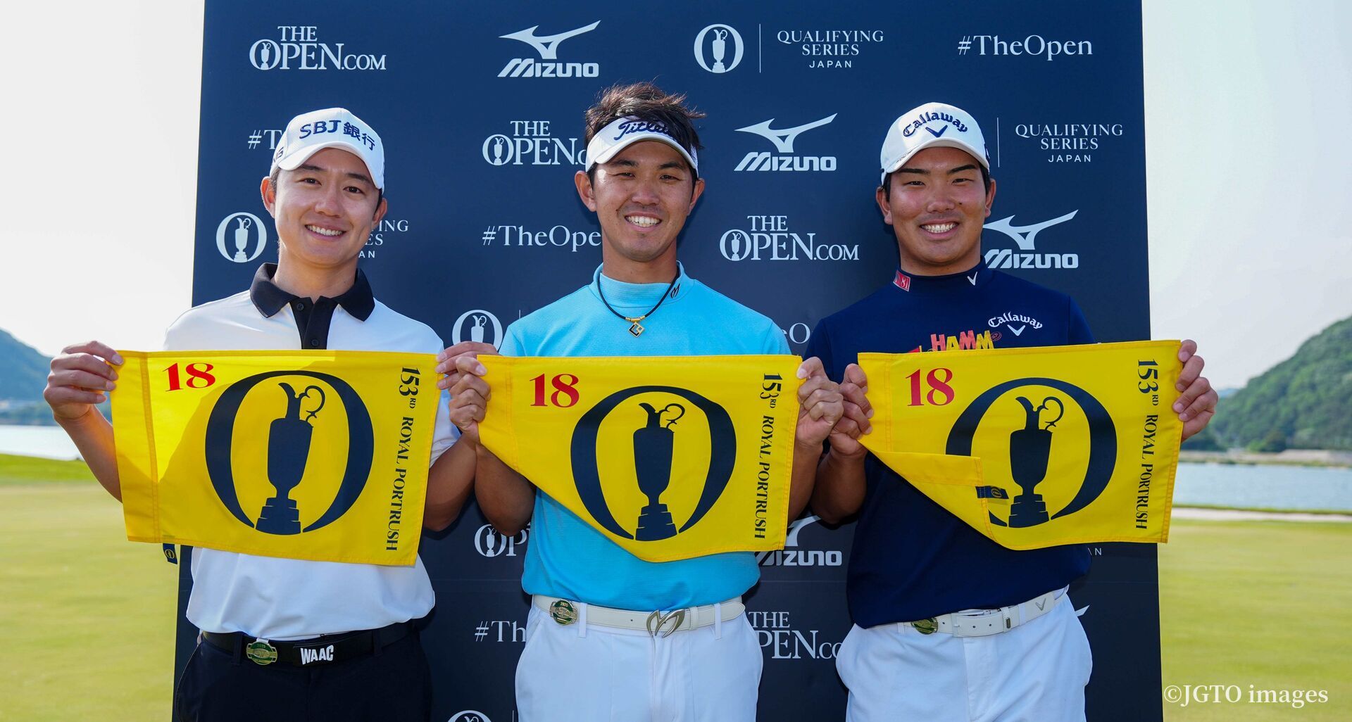 優勝の阿久津と共に、ヨンハンと河本が全英切符