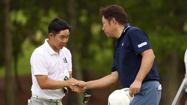 芥屋初体験の松岡翔大郎が気持ち良くプレーして２位タイ！上々のスタートを切る