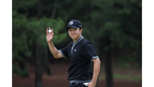 首位タイスタートの竹山昂成はチャンスを決めれず２位タイに沈む