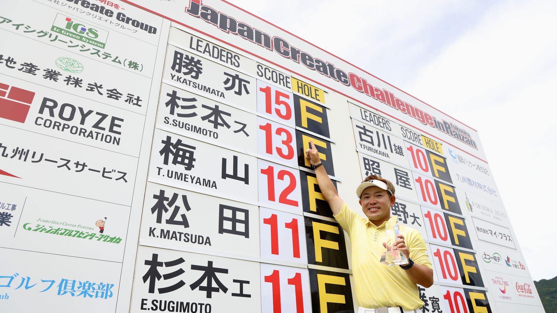 勝亦悠斗がやっとの思いでＡＣＮツアー初優勝を手にする！