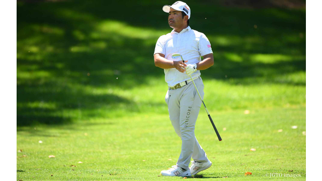 比嘉一貴が「ケガの功名」10バーディ「現状維持は絶対だめ」