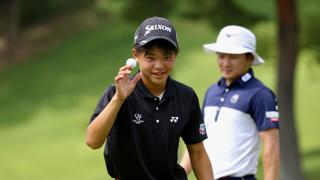 高校１年生が堂々の優勝争い！＠吉行アムロさんが首位と２打差の４位タイ