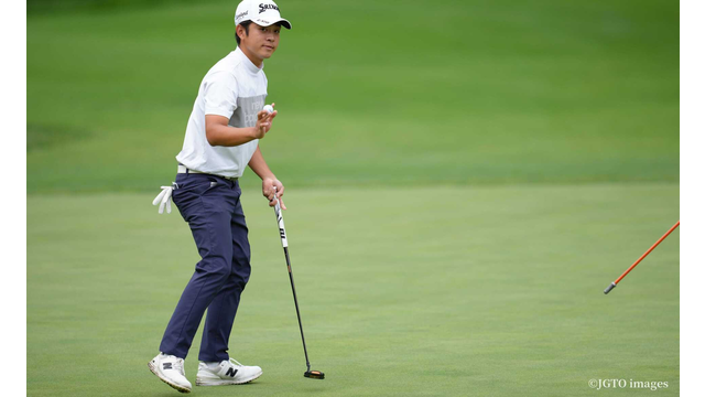 滑り込み出場の山脇健斗がノンプレッシャーの67。