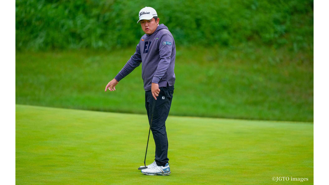 米澤蓮が雨の3日目に65「いい経験、で終わりたくない」5打差のV争いで情報収集